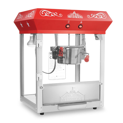 Bar Style Popcorn Machine Maker Popper with 6-oz Kettle